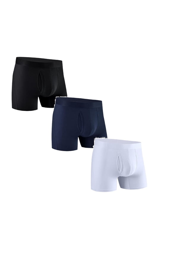 Mens Underwear Briefs Mid Rise Breathable Side Vents Comfortable 3 Pack