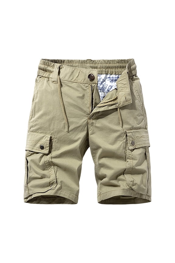 Mens Work Shorts Straight Leg Loose Fit 5 Inch Inseam Summer Casual Size 36