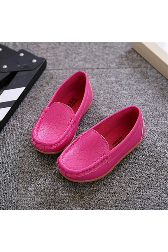 Toddler Little Kid Boys Girls Soft On Loafers Dress Flat Shoes Boat Shoes Casual Shoes 3