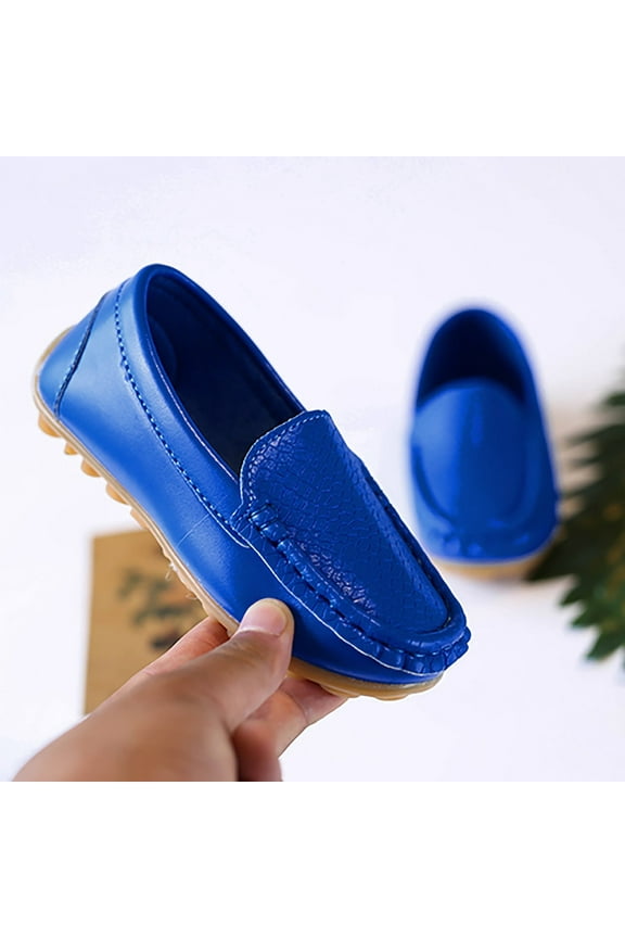 Toddler Little Kid Boys Girls Soft On Loafers Dress Flat Shoes Boat Shoes Casual Shoes 546
