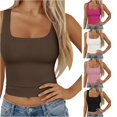 thumbnail image 1 of HUITKMM Womens Bra Tank Top No Underwire Built in Pads Racerback Cami Size S, 1 of 4
