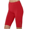 thumbnail image 1 of HUJlwoi Biker Shorts Women High Waisted Butt Lifting Lace Yoga Shorts Fitness Athletic Volleyball Shorts Trendy Summer Clothes, 1 of 5