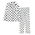thumbnail image 1 of HUJlwoi Button down Pajama Sets for Women Printed Pocket Pj Sets Long Sleeve Spring Fall V-Neck Loungewear Basic Classic Sleepwear, 1 of 3