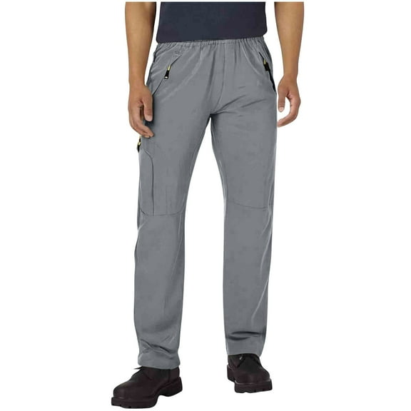 HUJlwoi Cargo Pants for Men Lightweight Quick Dry Water Resistant Outdoor Pants Golf Hiking Travel Trousers with Pockets
