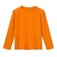 thumbnail image 1 of HUJlwoi Children Kids Crewneck Shirts Thermal Long Sleeve Fall Base Layer Tops Unisex Baby Casual Winter Undershirt 2-13 Years, 1 of 6