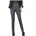 thumbnail image 1 of HUJlwoi Fleece Lined Leggings Women Warm Comfortable Elastic Waist Soft Tights Thermal Stretchy Winter Base Layer Pants, 1 of 6