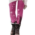 thumbnail image 1 of HUJlwoi High Waisted Leggings for Women Christmas Printed Stretchy Soft Yoga Pants Trendy Comfy Workout Running Tights, 1 of 6