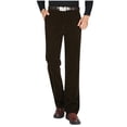 thumbnail image 1 of HUJlwoi Mens Corduroy Pants High Waist Straight Leg Work Pants Business Casual Trendy Trousers with Pocket Fall Winter Outfit, 1 of 7