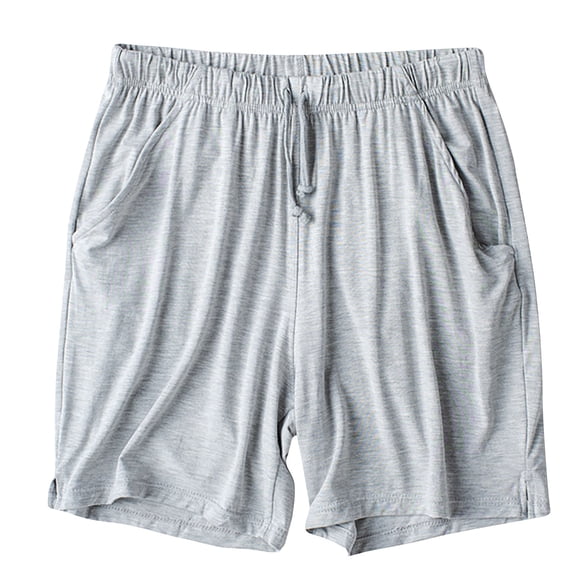 HUJlwoi Pajama Shorts Women Drawstring Elastic Waist Thin Comfy Sleepwear Bottoms with Pockets Loose Casual Pj Shorts