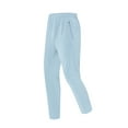thumbnail image 1 of HUJlwoi Sweatpants for Men Lightweight Elastic Waist Straight Leg Trousers Casual Athletic Pants for Outdoor Running Workout, 1 of 3