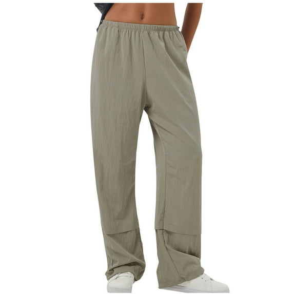 HUJlwoi Sweatpants for Women Lightweight Elastic Waist Baggy Cinch Bottom Trousers Casual Trendy Sport Pants with Pockets