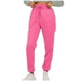 thumbnail image 1 of HUJlwoi Sweatpants for Women Lightweight Elastic Waist Cinch Bottom Fitted Trousers for Outdoor Athletic Stretchy Pants, 1 of 7