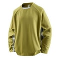 thumbnail image 1 of HUJlwoi T Shirts for Man and Women Trendy Color Block Crew Neck Stretch Sweatshirt Long Sleeve Workout Tops Running Athletic Outfit, 1 of 3