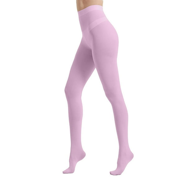 HUJlwoi Tights for Women Lightweight Soft Solid Color High Waist Pants Comfy Footed Pantyhose Stretchy Winter Leggings