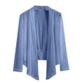 thumbnail image 1 of HUJlwoi Women's Tops Long Sleeve Front Open Lightweight Cardigans Sun Protection Shirts Swim Beach Cover Ups Fashion Clothes, 1 of 7