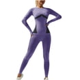 thumbnail image 1 of HUJlwoi Womens Thermal Underwear 2 Piece Sets Warm Long Sleeve Shirt and Leggings Set Outdoor Sports Snowsuits Comfy Base Layer, 1 of 4