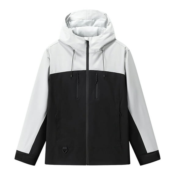 HUJlwoi Zip up Jackets for Women Windbreaker Lightweight Outerwear Hooded Tops with Pocket Loose Athletic Workout Coat Fall Fashion Outfit