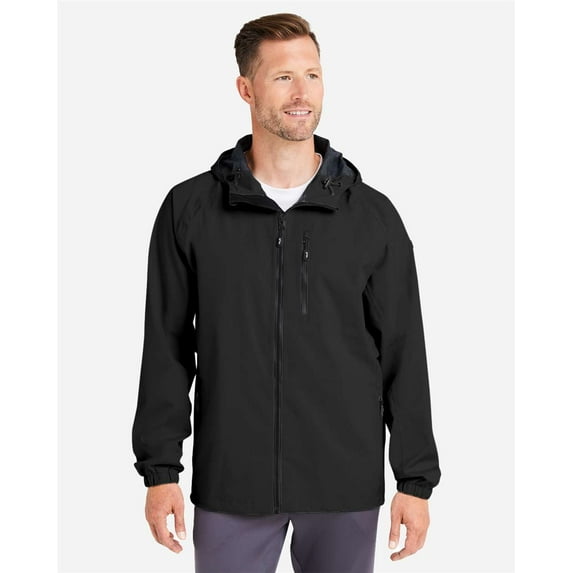 HUK H400148 Rover Rain Jacket-Black-S