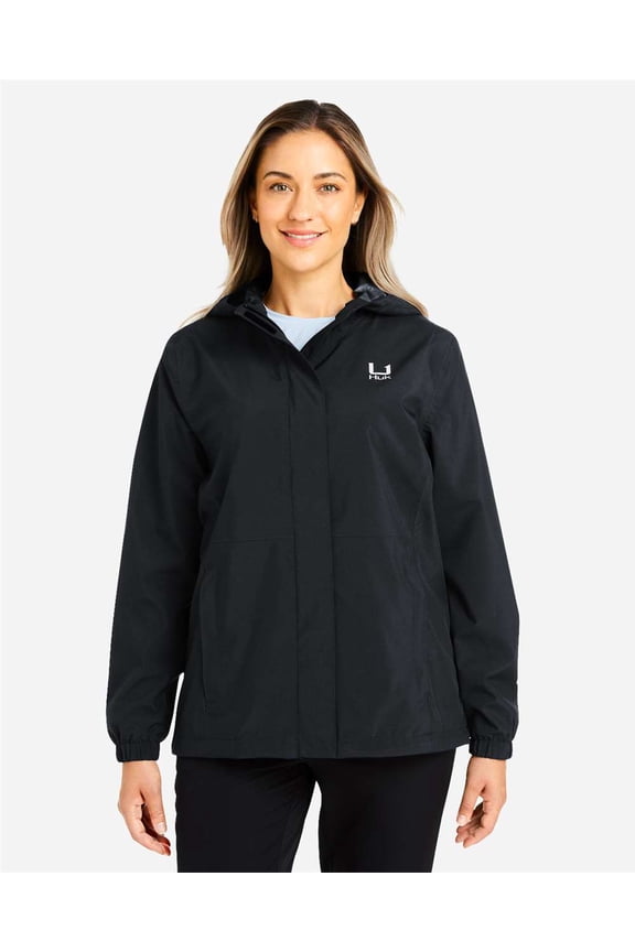 H640027 Women's Storm Rain Jacket-Black-S