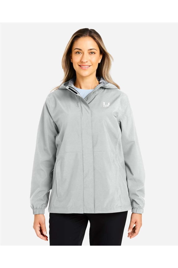 H640027 Women's Storm Rain Jacket-HARBOR MIST-M