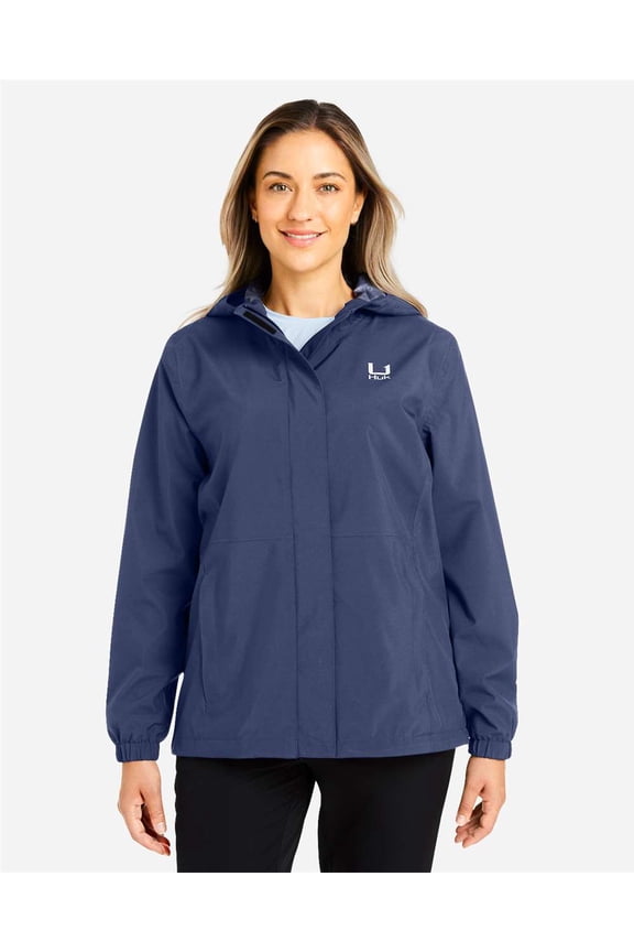 H640027 Women's Storm Rain Jacket-NAVAL ACADEMY-XS