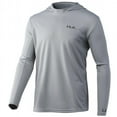 thumbnail image 1 of HUK Icon X Hoodie Overcast Grey, Small, 1 of 9