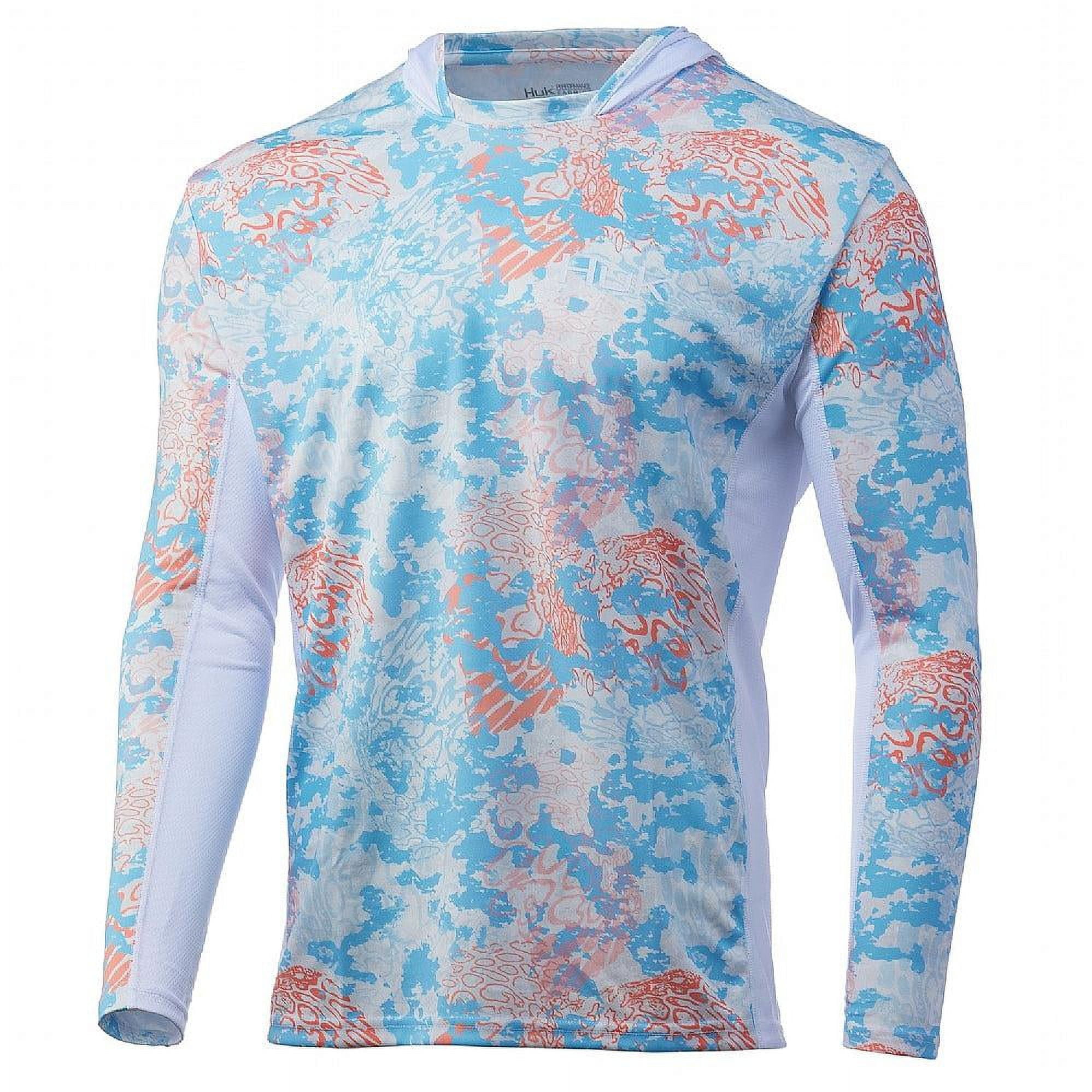 HUK Icon X Tide Change Youth Hoodie Exuma, Youth 2XLarge