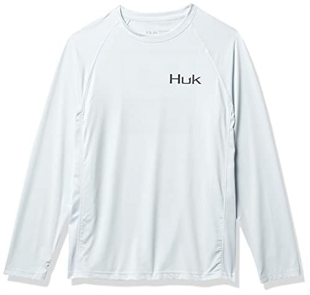 HUK Kids' Pursuit Long Sleeve Sun Protecting Fishing Shirt, Huk'd Up-Plein  Air, Small 