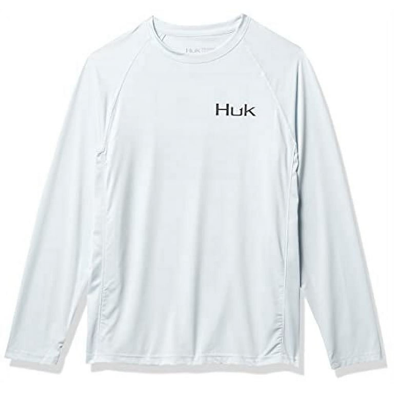 HUK Kids' Pursuit Long Sleeve Sun Protecting Fishing Shirt, Huk'd Up-Plein  Air, Small