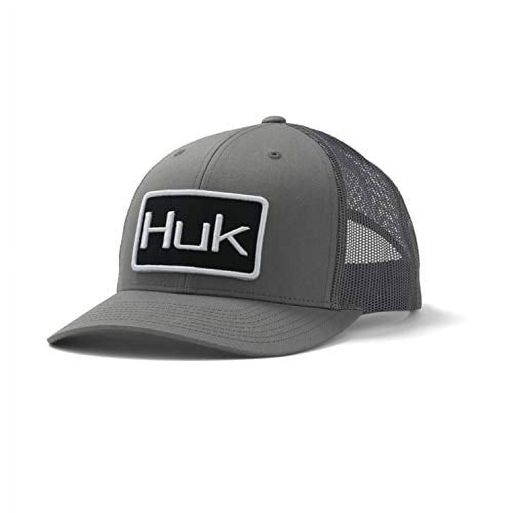 HUK Kids' Trucker Fishing Hat, Sharkskin, 1 