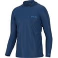 thumbnail image 1 of HUK Men Icon X Hoodie Fishing Shirt Sun Protection - Set Sail - Medium, 1 of 1
