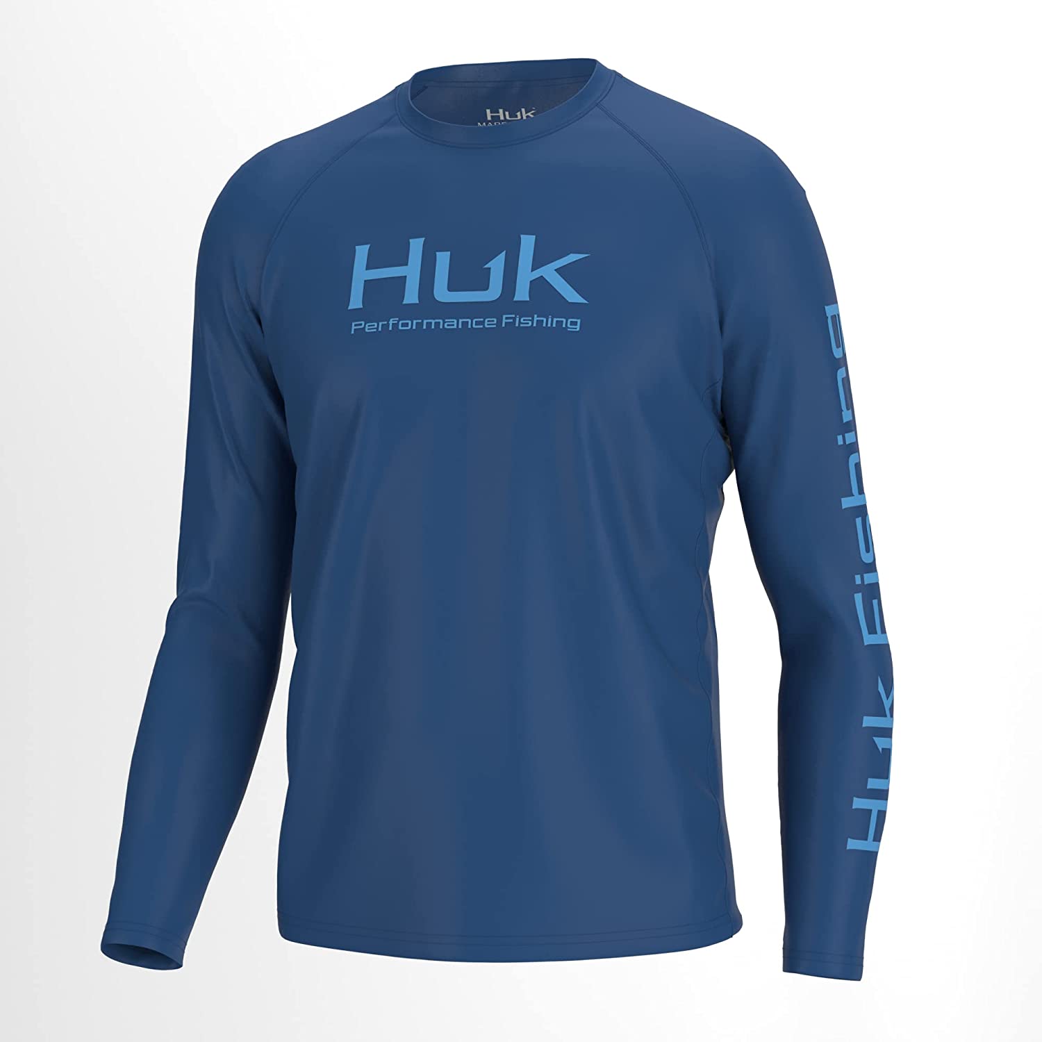 HUK Strike Chemise de pêche à manches longues pour homme + 30 UPF Performance