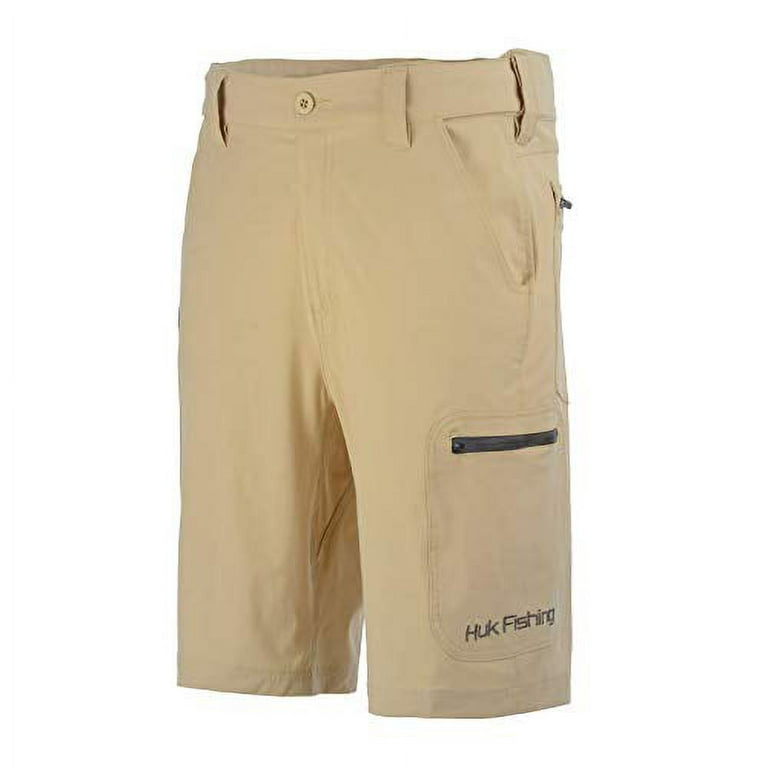 Huk Men's 10.5 Khaki Next Level Shorts - 3XL