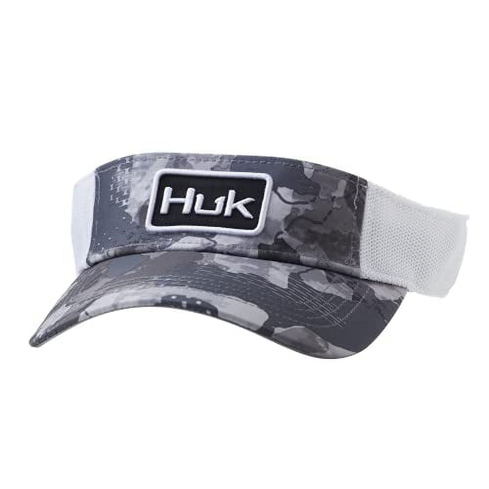 HUK Men's Huk'd Anti-Glare Fishing Visor, Storm, 1