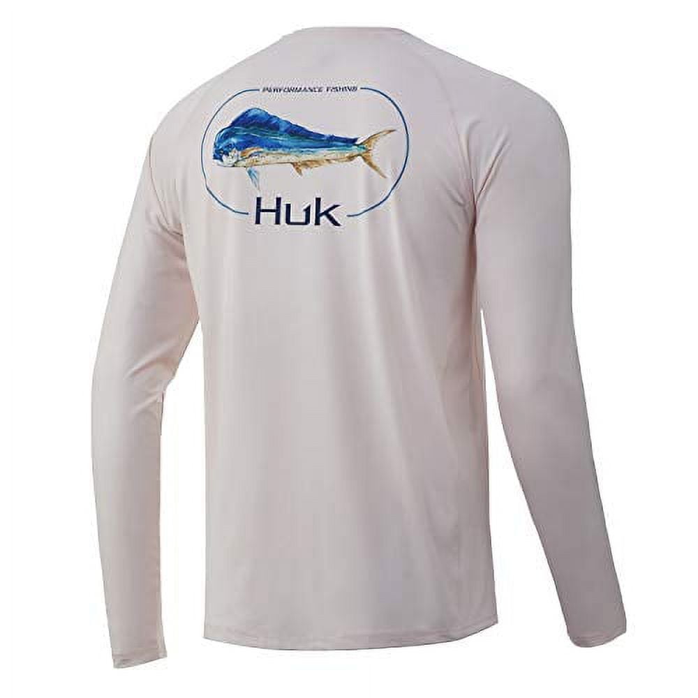Huk Men's Standard Pursuit Vented Long Sleeve 30 UPF Fishing Shirt