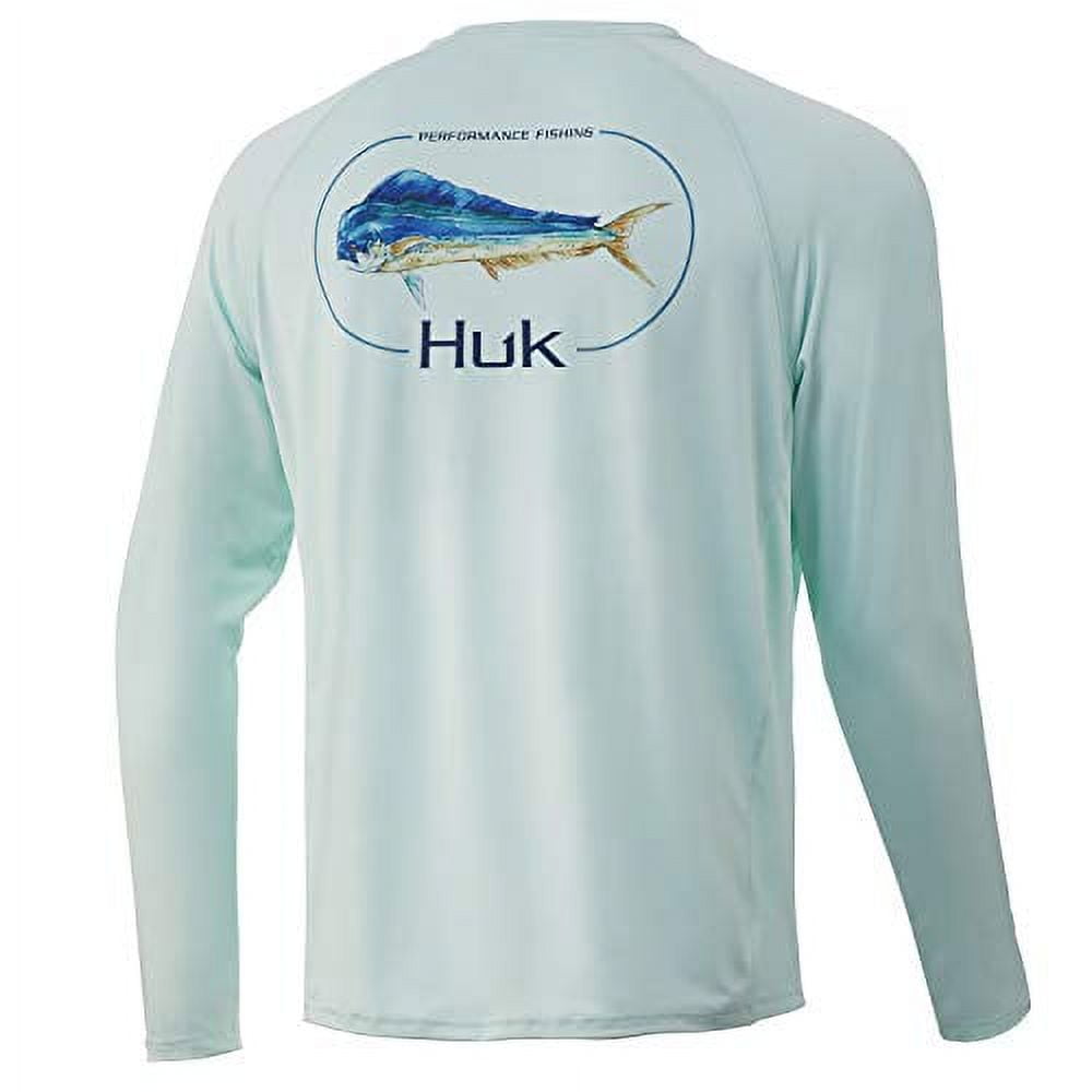 HUK Sun Protection Clothing Lightweight Fishing Shirt Fishing Hoodie Long  sleeves Shirt for Men Quick Dry