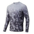 thumbnail image 1 of HUK Men's Pattern Pursuit Long Sleeve Performance Shirt, Refraction Fish Fade-Storm, Medium, 1 of 4