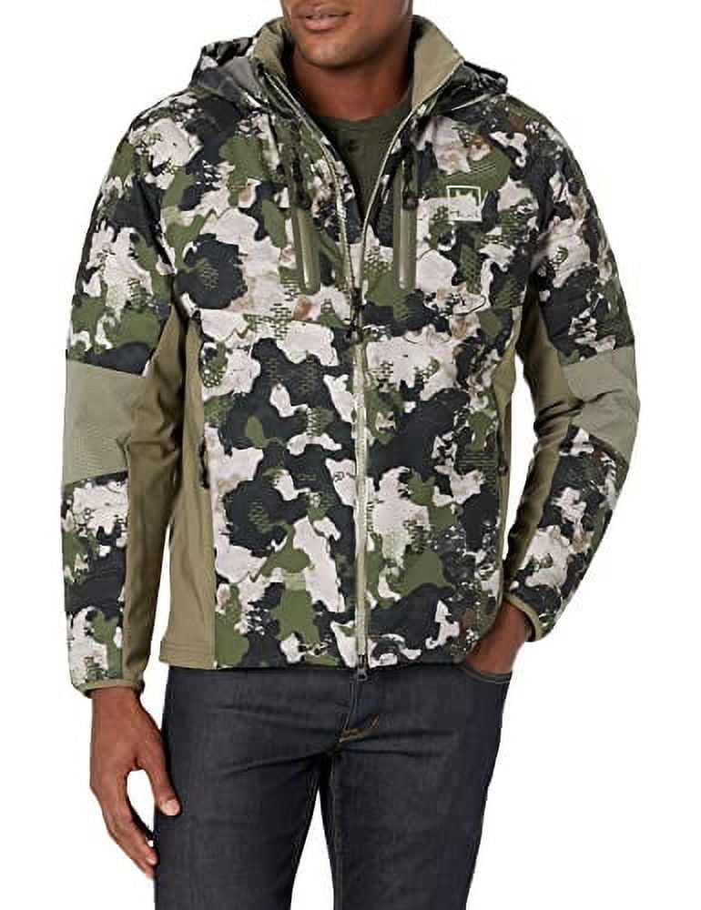 HUK Men's Standard ICON X Superior Hybrid Jacket Water Resistant & Wind  Proof, Hunt Club Camo, Small 
