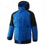 HUK Mens Standard ICON X Superior Jacket Water & Wind Proof Performance Zip, Blue, 3X-Large