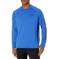 thumbnail image 1 of HUK Men's Standard KC Pursuit Long Sleeve Sun Protecting Fishing Shirt, Big Bull-Deep Cobalt, Medium, 1 of 3
