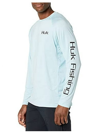 HUK Performance Fishing Huk Logo Tee - Mens, Volcanic Ash, 3XL,  H1000390-013-XXX