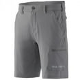 thumbnail image 1 of HUK Men's Standard Next Level Quick-Drying Performance Fishing Shorts (Overcast Grey, XX-Large), 1 of 9