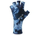 thumbnail image 1 of HUK Men's Sun Quick-Drying Fingerless Fishing Gloves, San Sal, Medium-Large, 1 of 2