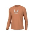 thumbnail image 1 of HUK Performance Fishing Icon LS Crew Shirt - Men's, Sunburn, 2XL, H1200573-216-X, 1 of 2