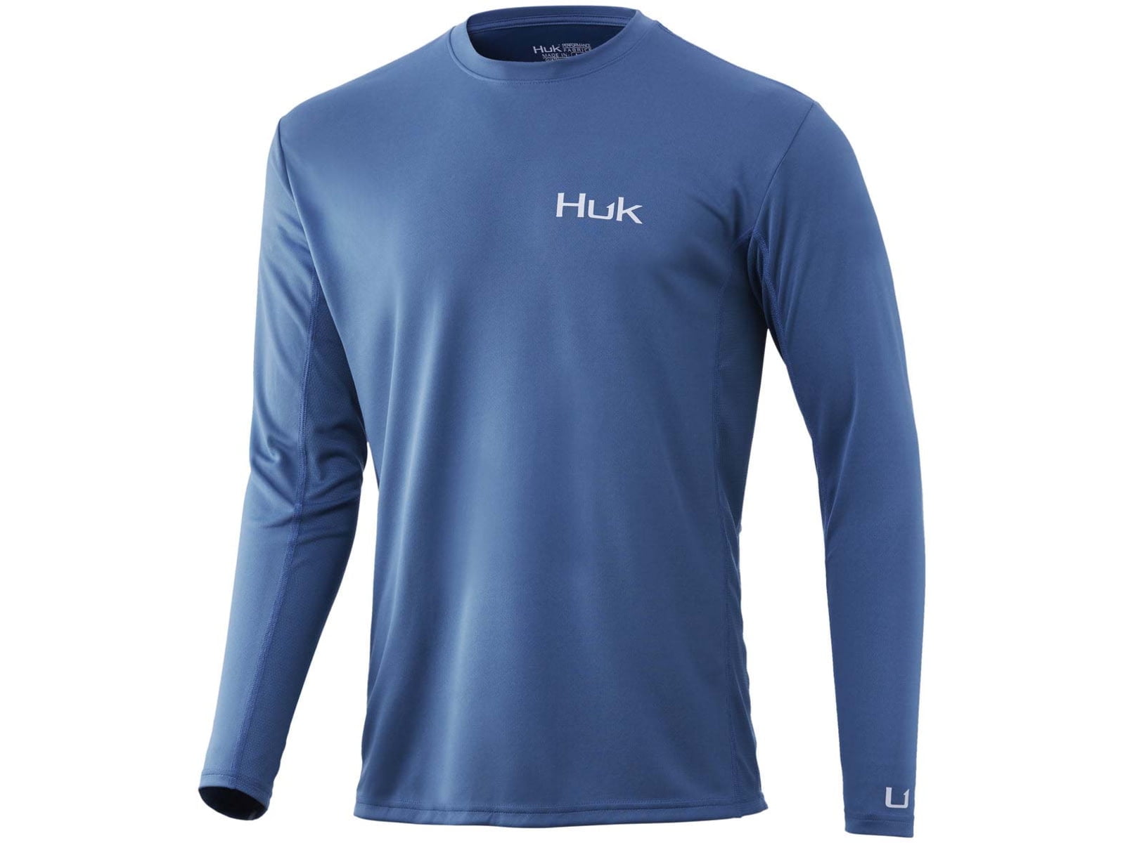 HUK Performance Fishing Icon X L/S Shirt - Mens, Titanium Blue, M,  H1200386-428- 