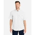 thumbnail image 1 of HUK Performance Fishing Tide Point Short Sleeve Shirt - Mens, White, 2XL, H15001, 1 of 6