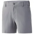 thumbnail image 1 of HUK Pursuit Short Overcast Grey, Medium Shorts, 1 of 3