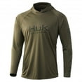 thumbnail image 1 of HUK Vented Pursuit Hoodie Moss, 3XLarge, 1 of 7
