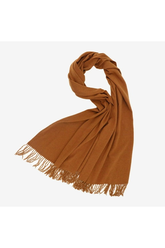 Shawl Wraps for Women Wraps&Wool Lightweight Wool Scarf Soft Feel Pashmina Wrap scarf for women Brown