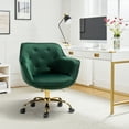 thumbnail image 1 of HULALA HOME Galera Swivel Task Chair with Height Adjustable by  GREEN, 1 of 7
